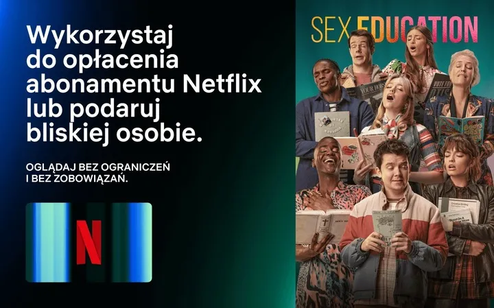 Karta podarunkowa Netflix 66 zł | Kod | Doładowanie – 264207520 - ERLI.pl