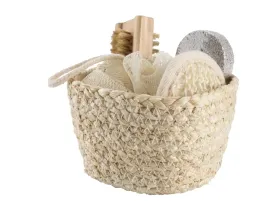 lazienkowy-zestaw-do-pielegnacji-ciala-spa-pumeks-szczotka-gabka-koszyk