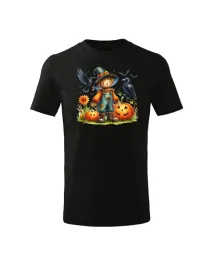 halloween-koszulka-dziecieca-strach-na-wroble-i-dynie-czarny-5-6-lat