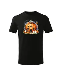 halloweenowa-koszulka-dziecieca-dom-z-dyni-i-duszki-czarny-9-10-lat