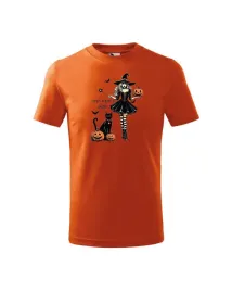 halloween-koszulka-dziecieca-czarownica-rzuca-zaklecie-pomaranczowy-7-8-lat