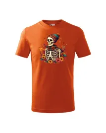 halloween-koszulka-dziecieca-jesienny-szkielet-prezent-pomaranczowy-5-6-lat
