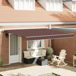 vidaxl-recznie-zwijana-markiza-brazowa-400x300-cm