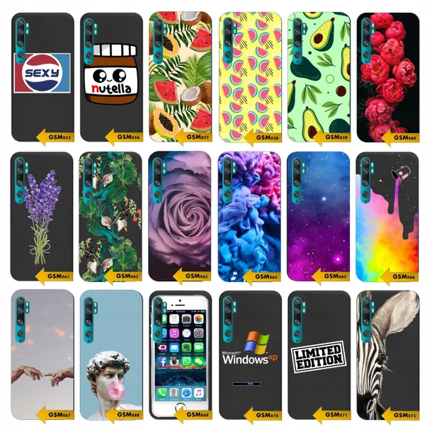 etui-case-matt-do-xiaomi-mi-note-10-pro-wzory-kolor-czarny