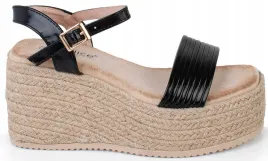 8855-czarne-damskie-sandaly-espadryle-na-koturnie-40