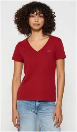t-shirt-damski-levis-czerwony-z-malym-logo-s