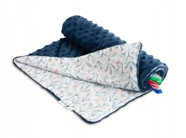kocyk-sensillo-75-x-100cm-niebieski-dzieciecy-granat-kalina