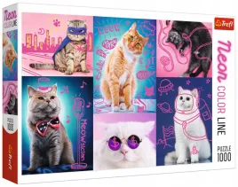 puzzle-1000-neon-color-line-super-cats-trefl-10581