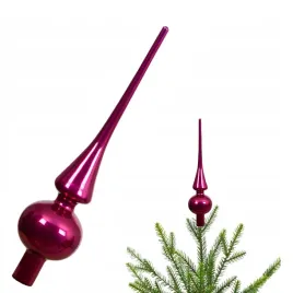 czubek-choinkowy-szklany-fuksja-szpic-na-choinke-blyszczacy-26-cm