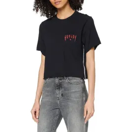 koszulka-damskie-hurley-metal-blades-czarna-z-kieszonka