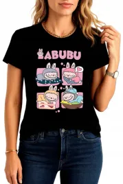 koszulka-damska-t-shirt-damski-labubu-hit-tik-tok-kobieta-roz-xl-przod-w758