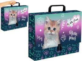 my-little-friend-teczka-xl-z-raczka-a4-sztywna-gruba-kot-kitty-party