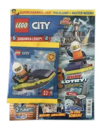 lego-magazyn-czasopismo-city-08-2024-policjant-i-skuter-wodny