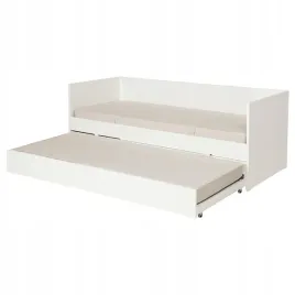 ikea-vihals-lezanka-z-lozkiem-wysuw-materac-bialy-vannareid-twardy-80x200cm