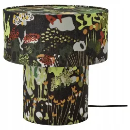 ikea-stockholm-2025-lampa-stolowa-czarny-wielobarwny-tkanina-35-cm