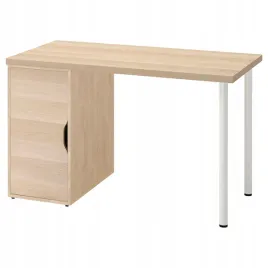 ikea-lagkapten-alex-biurko-120x60-cm-biala-bejca-imit-debu-bialy