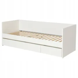 ikea-vihals-rama-lezanki-z-pojemnikami-bialy-80x200-cm