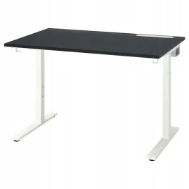 ikea-mittzon-biurko-bejcowane-na-czarno-okleina-jesionowa-bialy-120x80-cm