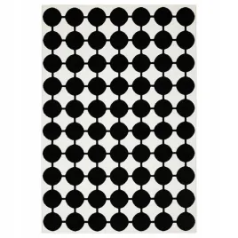 ikea-vandplats-dywan-z-krotkim-wlosiem-bialy-czarny-w-kropki-133x195-cm