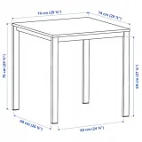 ikea-vihals-stol-74x74-cm-bialy-stan-nowy