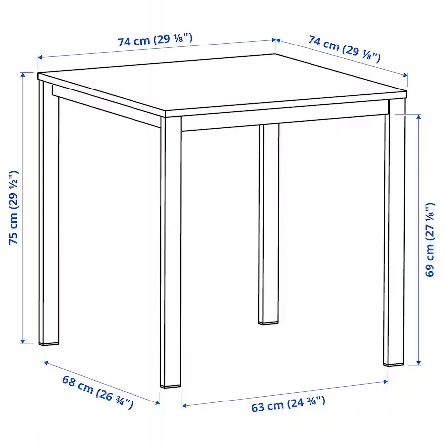 ikea-vihals-stol-74x74-cm-bialy-stan-nowy