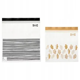 ikea-istad-torebka-strunowa-wzor-czarny-zolty-50-szt