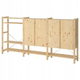 ikea-ivar-3-sekcje-polki-szafka-sosna-259x30x124-cm