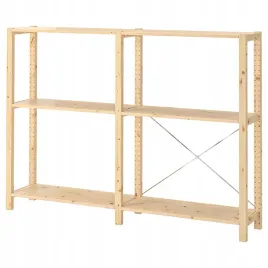 ikea-ivar-2-sekcje-polki-sosna-174x30x124-cm