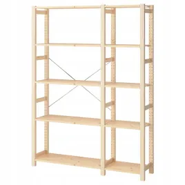 ikea-ivar-2-sekcje-polki-134x30x179-cm-sosna