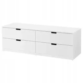 ikea-nordli-komoda-4-szuflady-bialy-160x54-cm