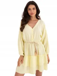 sukienka-mini-damska-muslinowa-z-plecionym-paskiem
