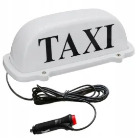 taxi-lampa-led-kogut-bialy-z-napisem-gapa-magnes-z-wtyczka-zapalniczki-wtyk