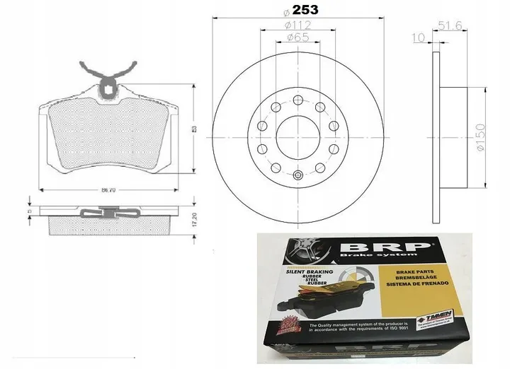tarcze-hamulcowe-klocki-tyl-a3-seat-altea-toledo-leon-vw-golf-5-6-octavia-2-stan-nowy