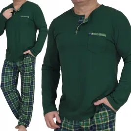 pizama-meska-z-dekoltem-na-3-guziki-i-kieszonka-spodnie-z-kieszeniami-xl