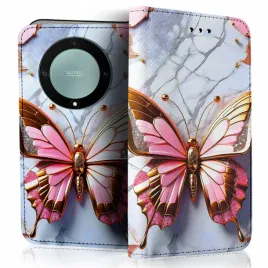 etui-z-klapka-na-telefon-honor-magic-5-lite-case-portfel-wzory-szklo-szybka