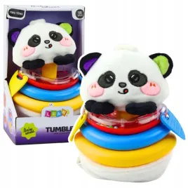 zabawka-sensoryczna-tumbler-panda-piramidka-bujana-gryzaki-grzechotka