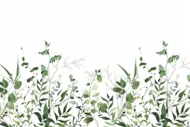 fototapeta-dla-dzieci-zielone-liscie-laka-pnacza-lodygi-galazki-kwiaty-290g