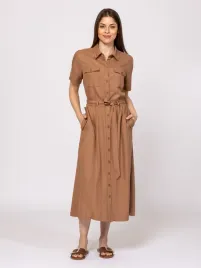 heavy-tools-elegancka-letnia-sukienka-koszulowa-midi-vedbi-brazowa-r-xl