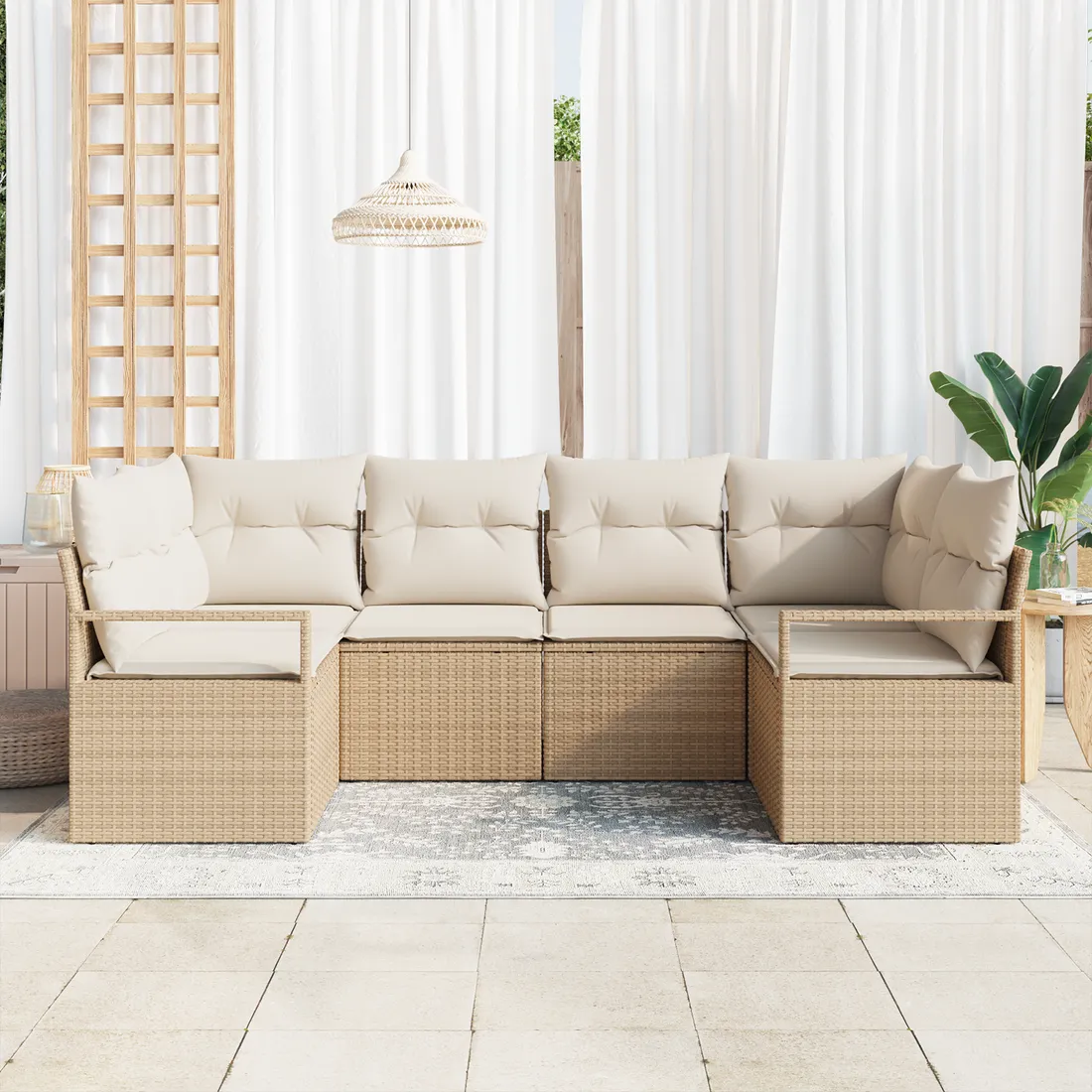 zestaw-sofa-ogrodowa-6-czesciowy-z-poduszkami-bezowy-poliester-rattan-stan-nowy