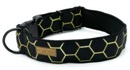 kendog-czarne-plastry-miodu-obroza-m-5cm-41-66-cm