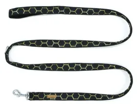 kendog-czarne-plastry-miodu-smycz-200cm-2cm