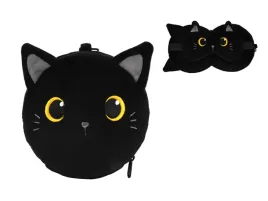 poduszka-podrozna-z-maska-czarny-kot