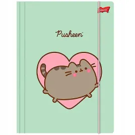 teczka-z-gumka-a4-pusheen-kot-kotek-laminowana-szkolna-majewski-mint