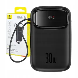 powerbank-baseus-qpow-2-30w-10000mah-z-wbudowanymi-kablami-usb-c-czarny