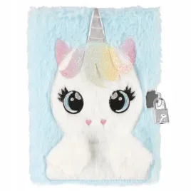 pamietnik-starpak-unicorn-a5-jednorozec-pluszowy-zamykany