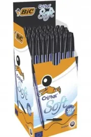 paczka-dlugopis-czarny-bic-cristal-soft-pudelko-50-sztuk