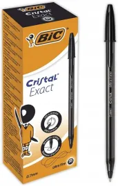dlugopis-cristal-exact-czarny-20szt