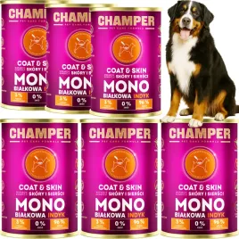 karma-mokra-dla-psa-monobialkowa-champer-skora-i-siersc-indyk-6x400g