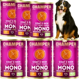 karma-mokra-dla-psa-monobialkowa-champer-skora-i-siersc-jagniecina-6x400g