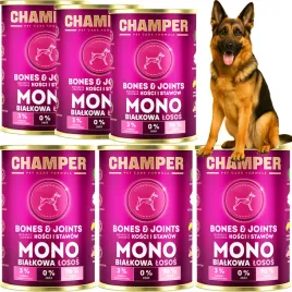 karma-mokra-dla-psa-monobialkowa-champer-kosci-i-stawy-losos-6x400g
